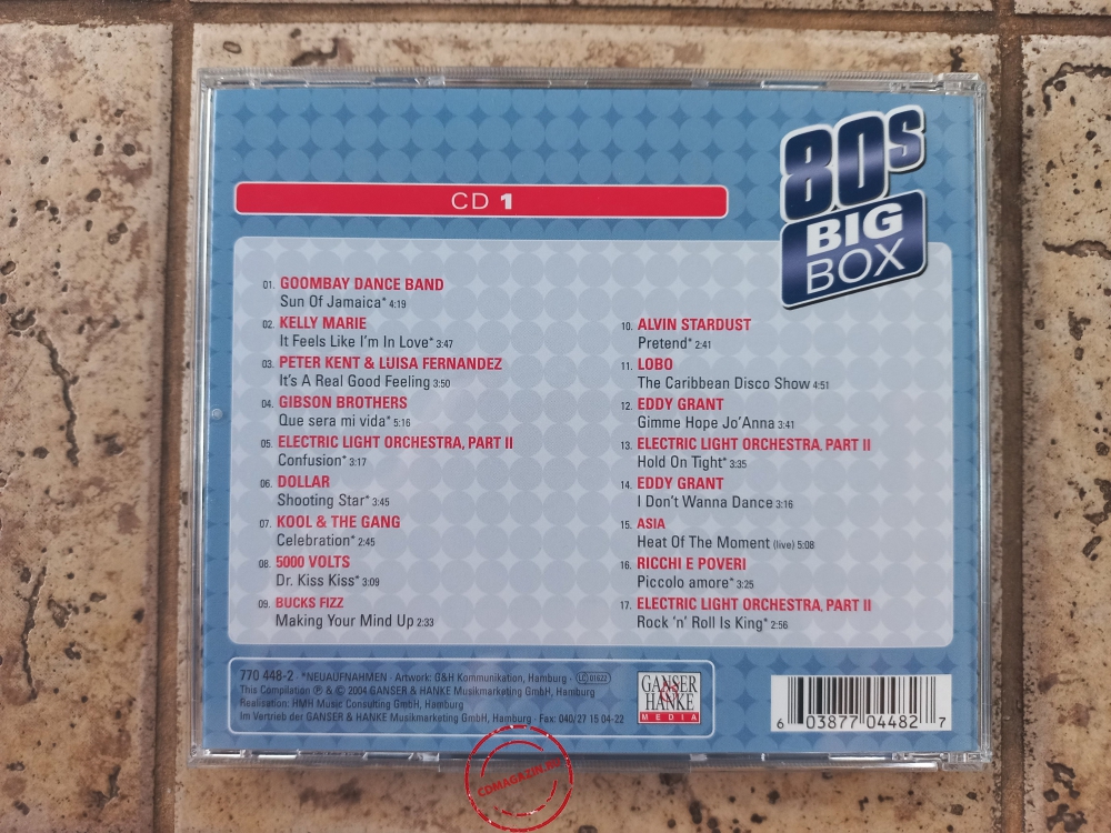 Audio CD: VA 80s Bigbox (2004) 50 Tracks