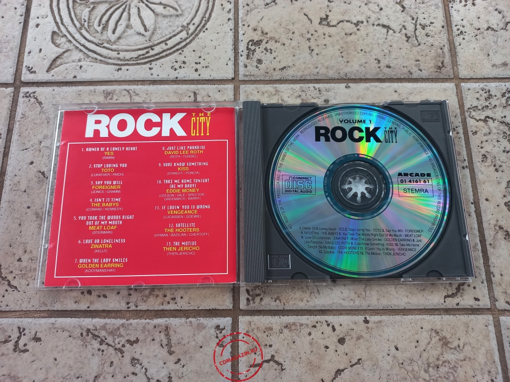Audio CD: VA Rock The City (1990) Volume 1