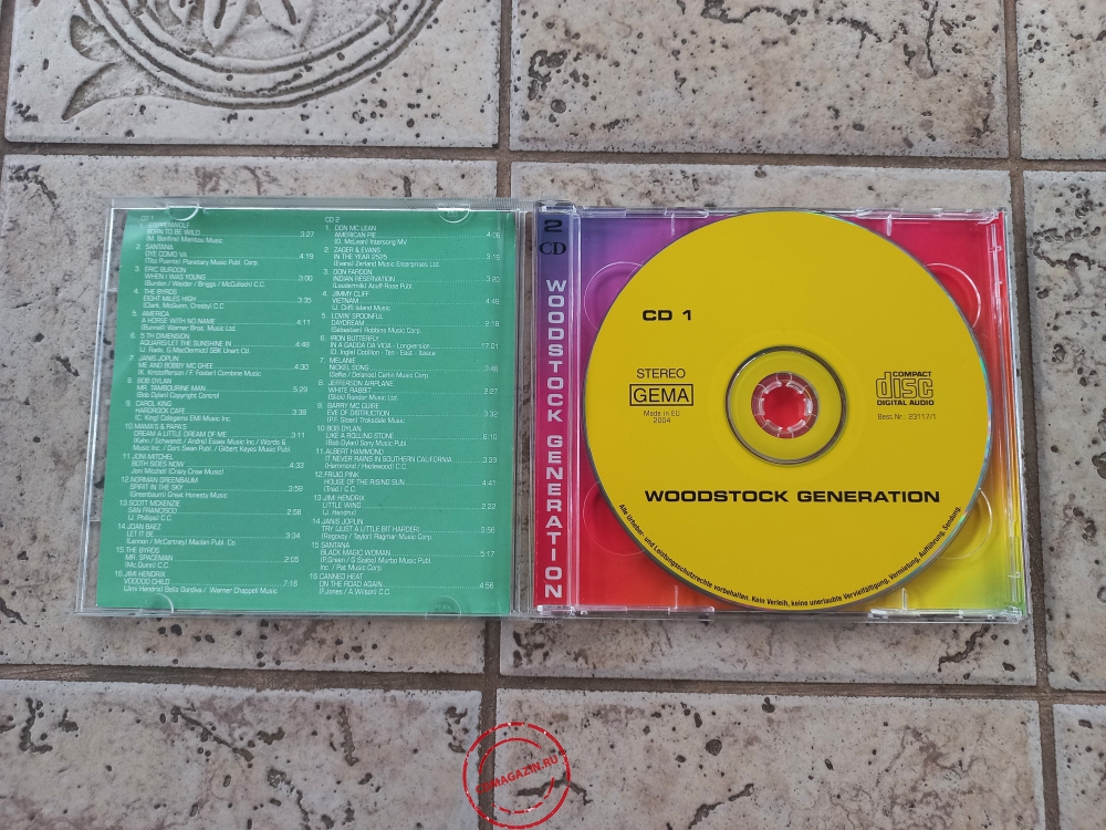Audio CD: VA Woodstock Generation (2004) Compilation