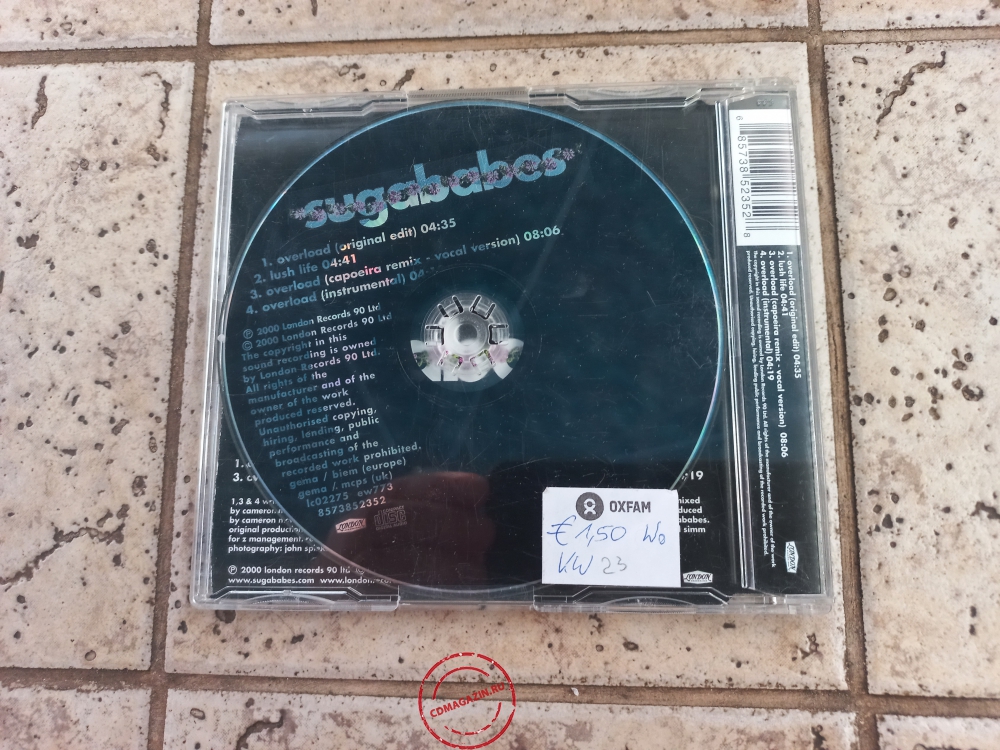 Audio CD: Sugababes (2000) Overload Audio CD: Sugababes (2000) Overload
