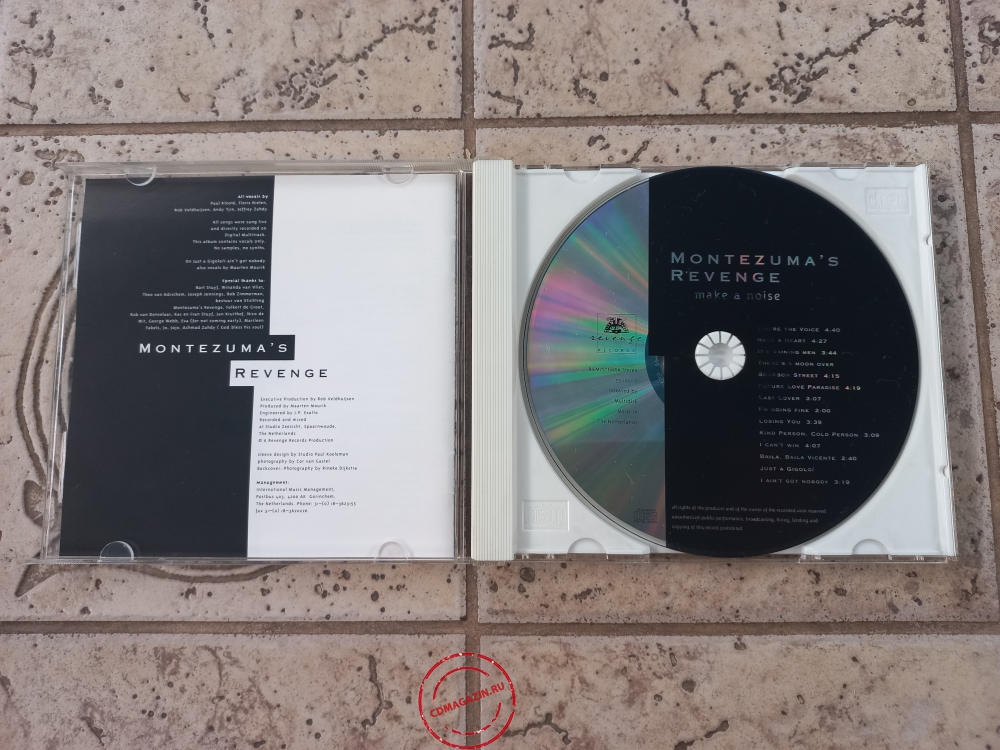 Audio CD: Montezuma's Revenge (1995) Make A Noise Audio CD: Montezuma's Revenge (1995) Make A Noise
