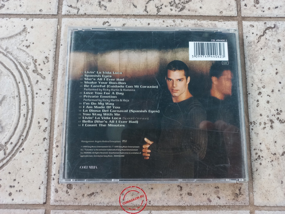 Audio CD: Ricky Martin (1999) Ricky Martin
