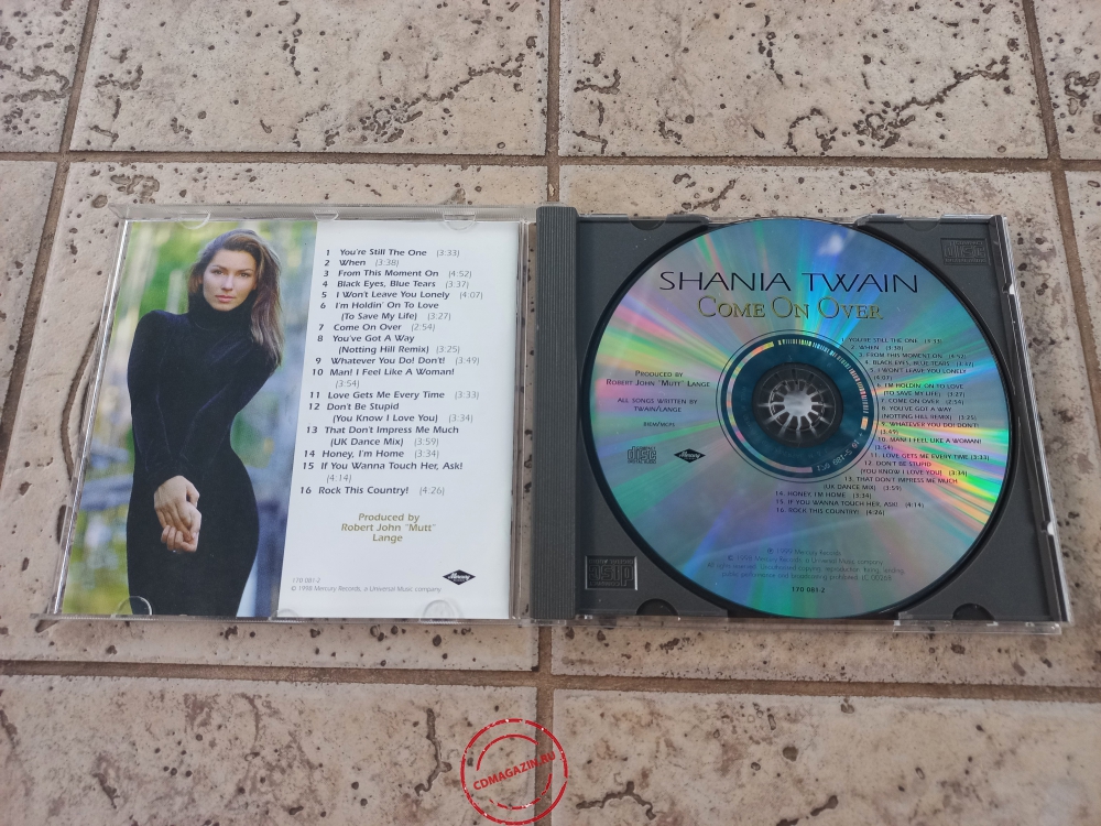 Audio CD: Shania Twain (1997) Come On Over Audio CD: Shania Twain (1997) Come On Over
