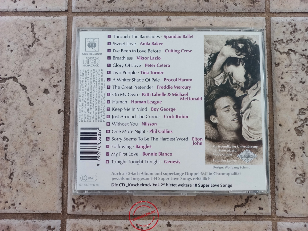 Audio CD: VA Kuschelrock (1987) Vol. 1 Audio CD: VA Kuschelrock (1987) Vol. 1