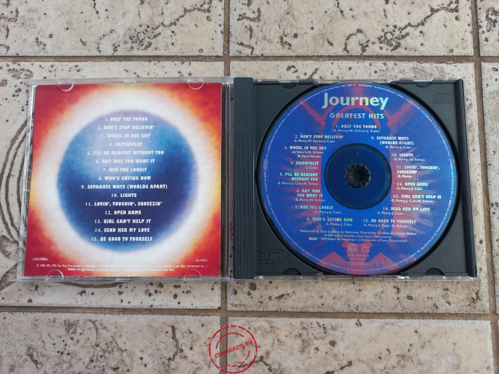 Audio CD: Journey (1988) Greatest Hits Audio CD: Journey (1988) Greatest Hits