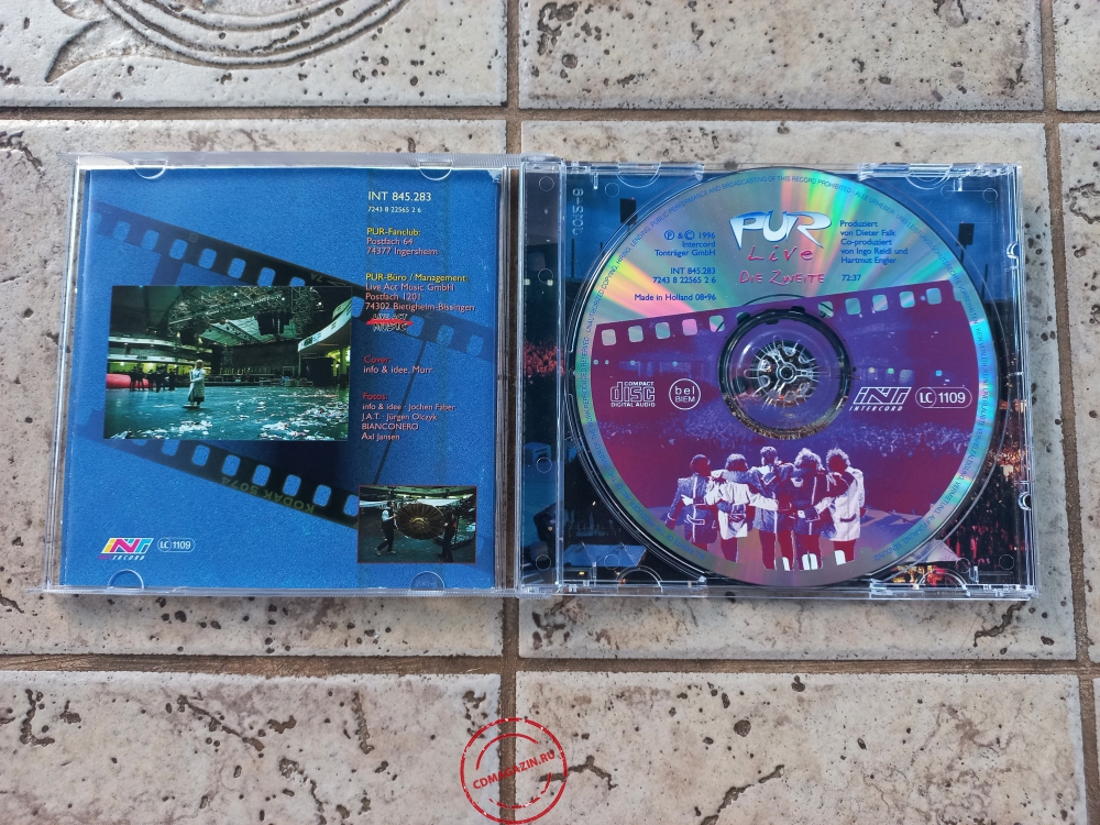 Audio CD: Pur (1996) Live - Die Zweite Audio CD: Pur (1996) Live - Die Zweite