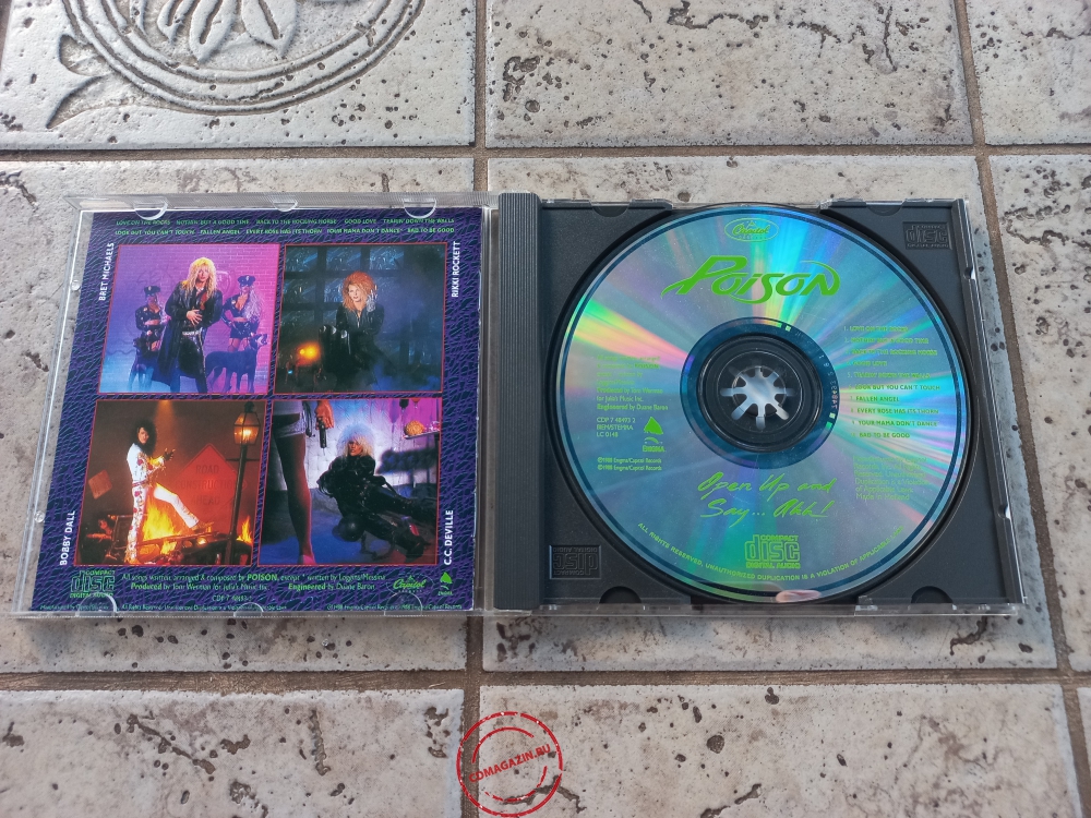 Audio CD: Poison (3) (1988) Open Up And Say....Ahh! Audio CD: Poison (3) (1988) Open Up And Say....Ahh!