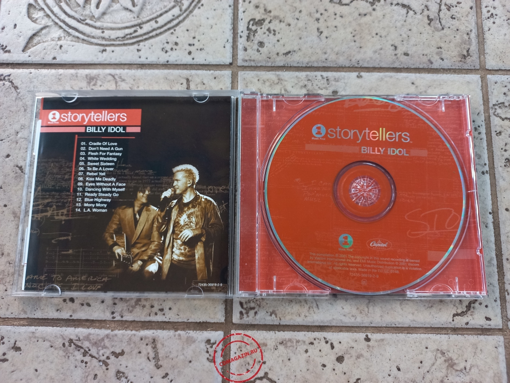 Audio CD: Billy Idol (2001) VH1 Storytellers Audio CD: Billy Idol (2001) VH1 Storytellers