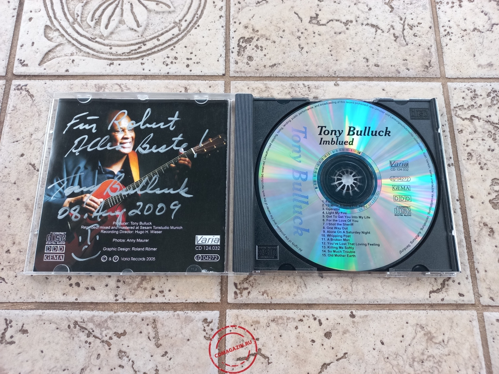 Audio CD: Tony Bulluck (2005) Imblued Audio CD: Tony Bulluck (2005) Imblued