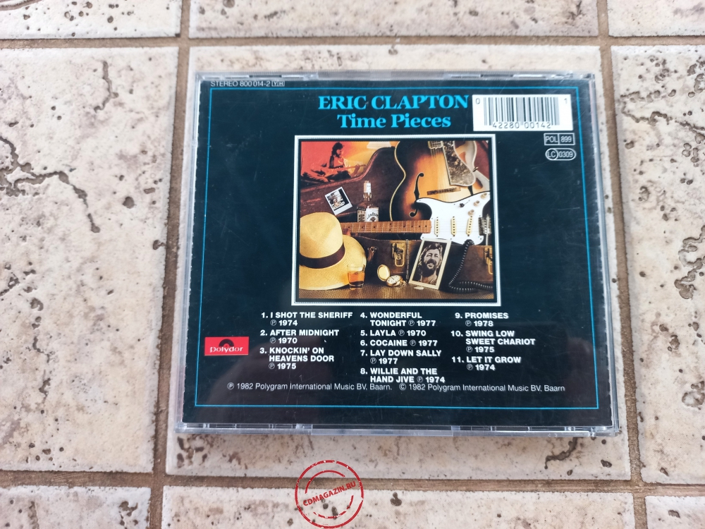 Audio CD: Eric Clapton (1982) Time Pieces (The Best Of) Audio CD: Eric Clapton (1982) Time Pieces (The Best Of)