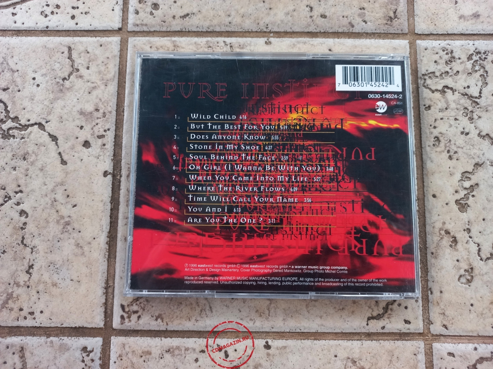 Audio CD: Scorpions (1996) Pure Instinct Audio CD: Scorpions (1996) Pure Instinct