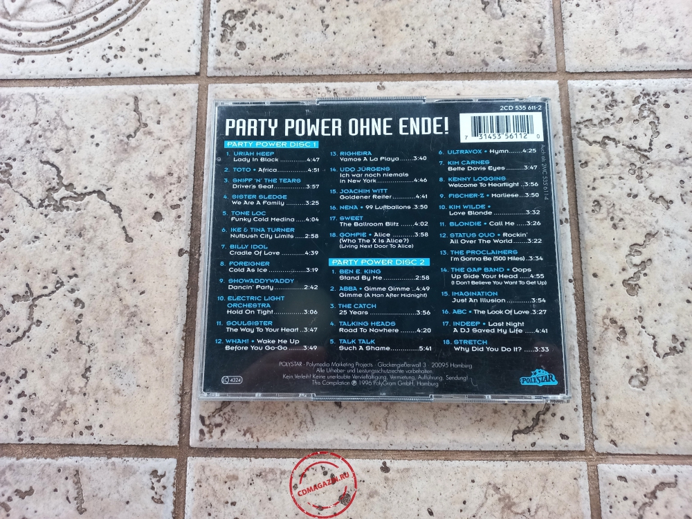 Audio CD: VA Party Power Pack (1996) Vol. 5 Audio CD: VA Party Power Pack (1996) Vol. 5