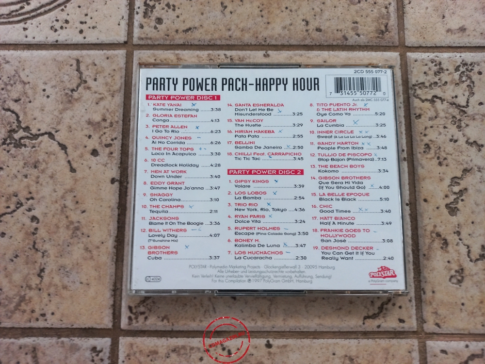 Audio CD: VA Party Power Pack (1997) Happy Hour Audio CD: VA Party Power Pack (1997) Happy Hour