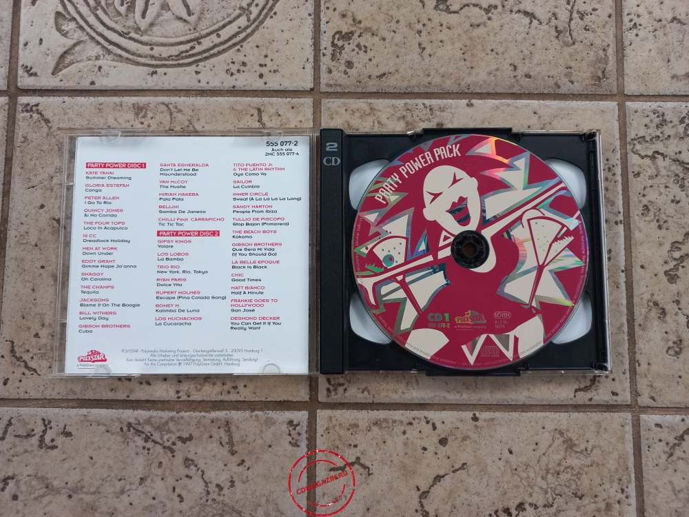 Audio CD: VA Party Power Pack (1997) Happy Hour Audio CD: VA Party Power Pack (1997) Happy Hour