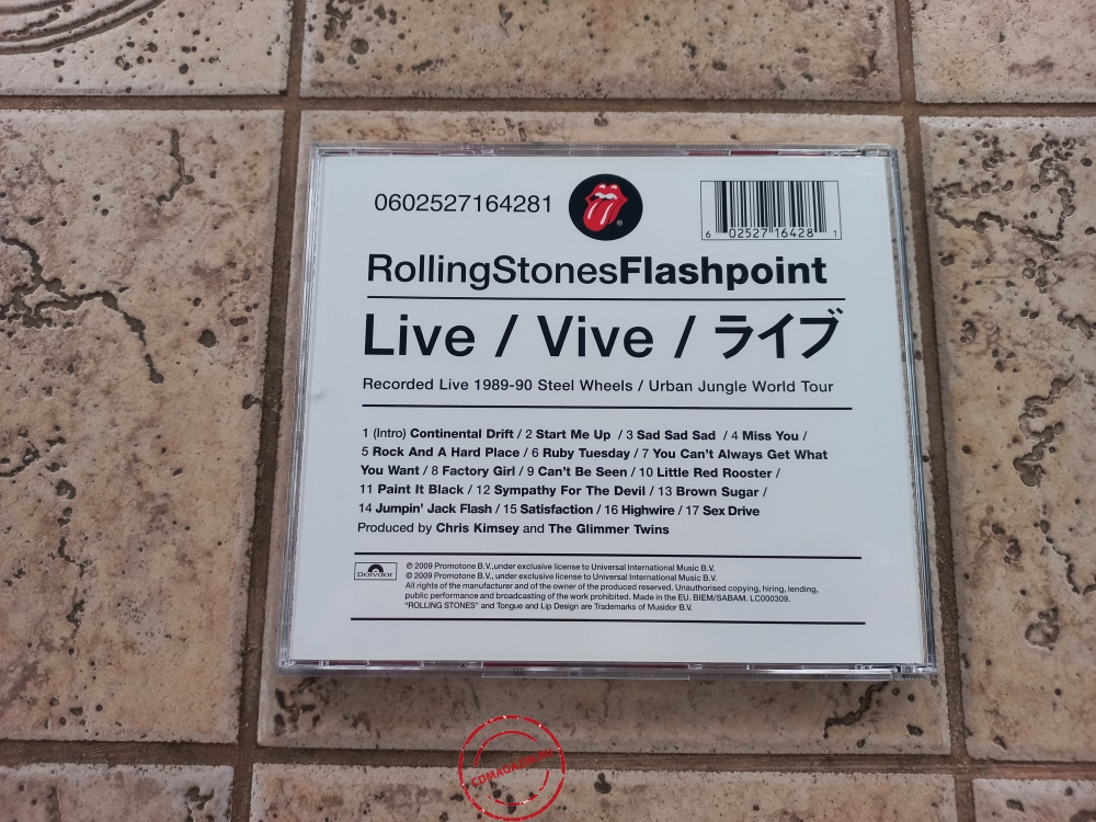 Audio CD: Rolling Stones (1991) Flashpoint Audio CD: Rolling Stones (1991) Flashpoint