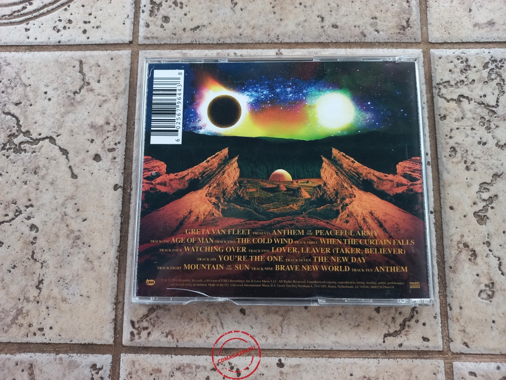 Audio CD: Greta Van Fleet (2018) Anthem Of The Peaceful Army Audio CD: Greta Van Fleet (2018) Anthem Of The Peaceful Army