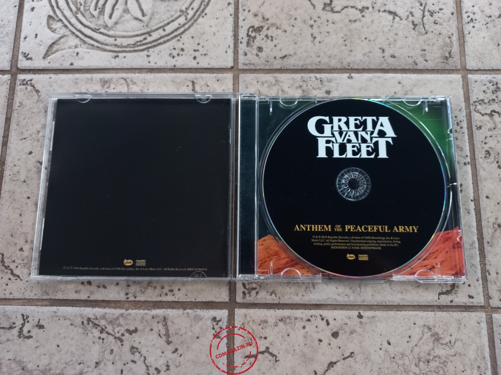 Audio CD: Greta Van Fleet (2018) Anthem Of The Peaceful Army Audio CD: Greta Van Fleet (2018) Anthem Of The Peaceful Army
