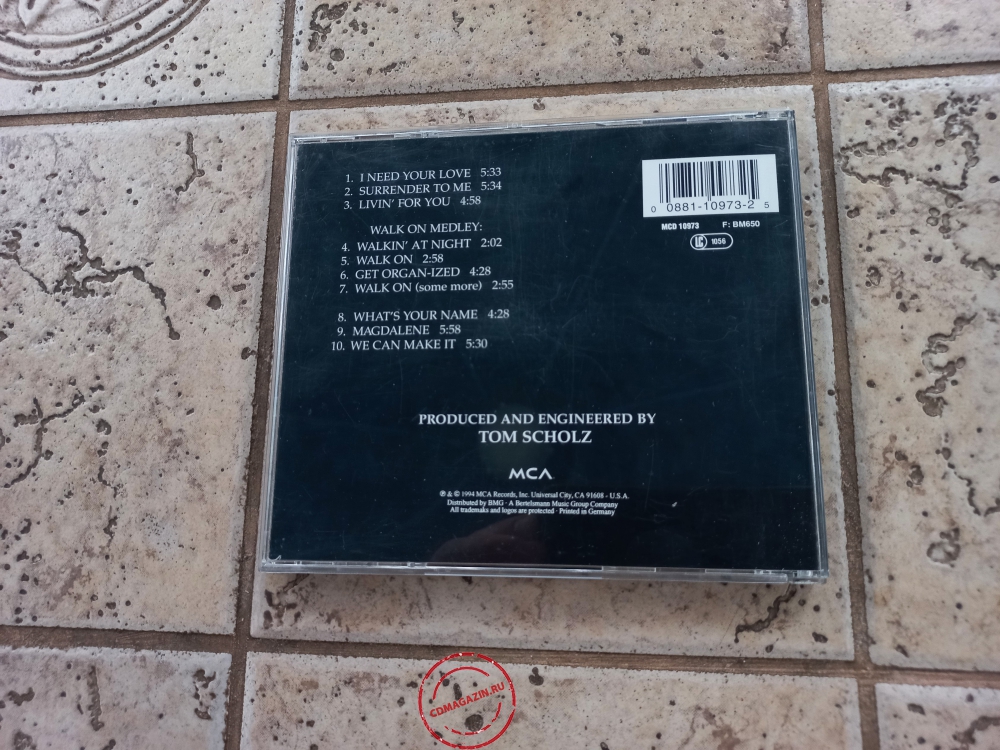 Audio CD: Boston (1994) Walk On Audio CD: Boston (1994) Walk On