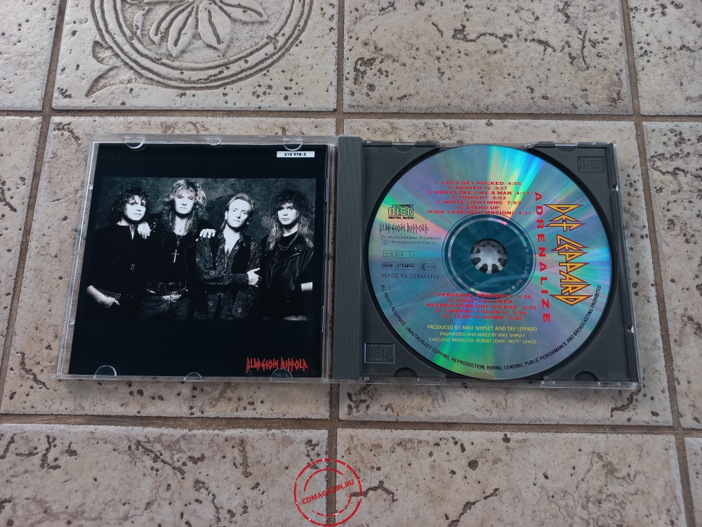 Audio CD: Def Leppard (1992) Adrenalize Audio CD: Def Leppard (1992) Adrenalize