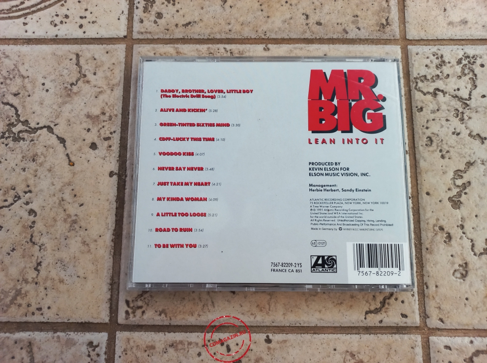 Audio CD: Mr. Big (1991) Lean Into It