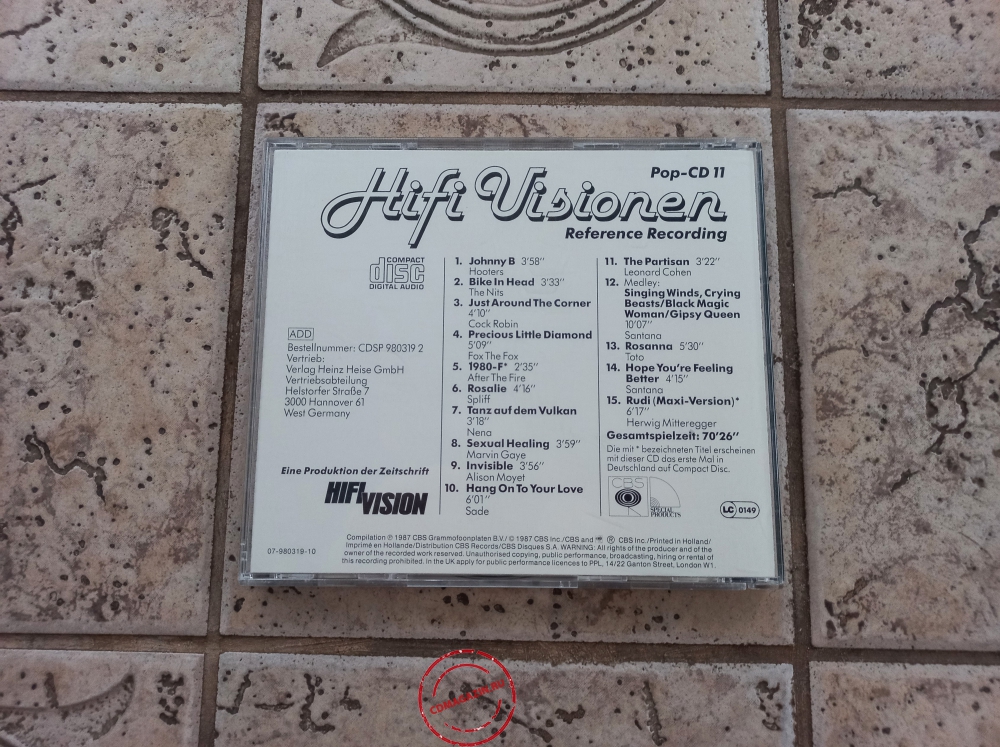 Audio CD: VA Hifi Visionen (1987) Pop CD 11