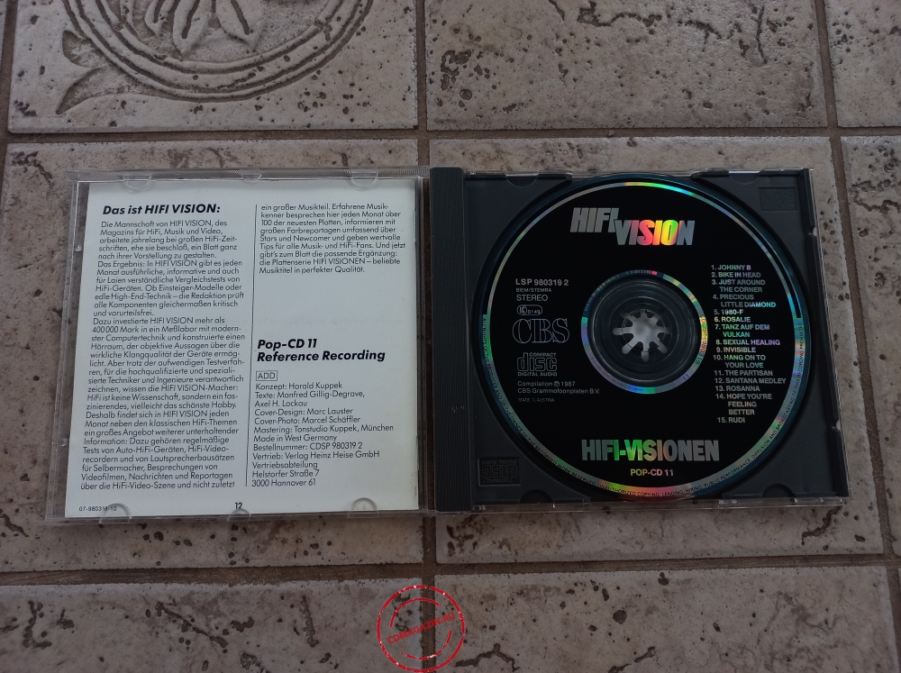 Audio CD: VA Hifi Visionen (1987) Pop CD 11