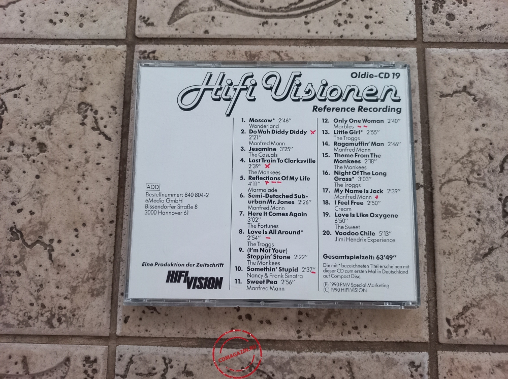 Audio CD: VA Hifi Visionen (1990) Oldie CD 19