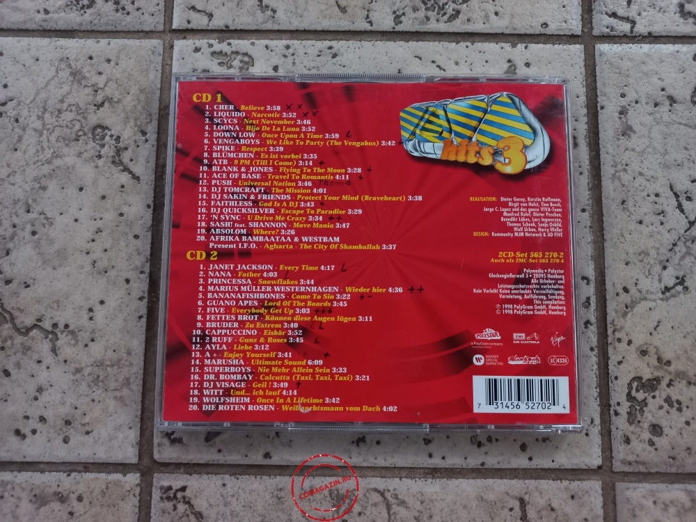 Audio CD: VA Viva (1998) Hits 3 Audio CD: VA Viva (1998) Hits 3