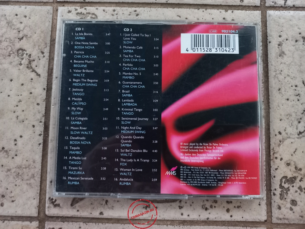 Audio CD: Victor De Palma & His Orchestra (1994) Tanzpalast