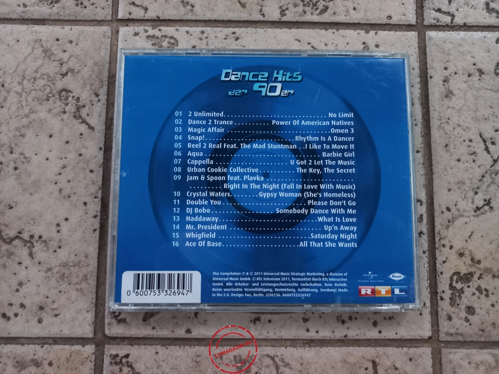 Audio CD: VA Die Ultimative Chart Show (2011) Dance Hits Der 90er