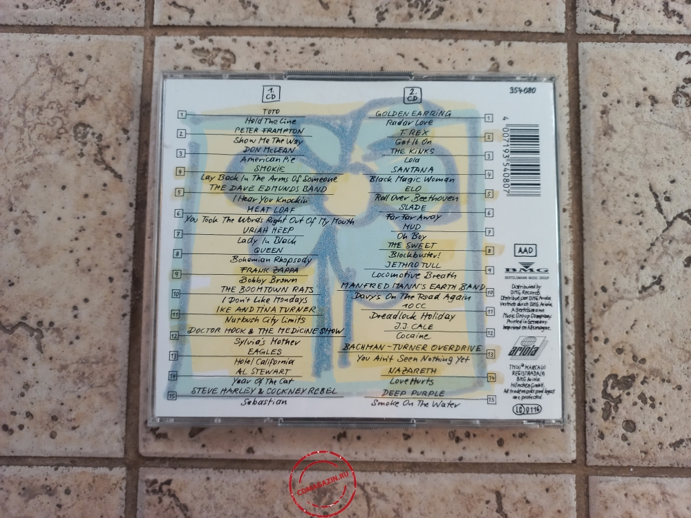 Audio CD: VA Pop-Giganten (1991) Hits Der 70er