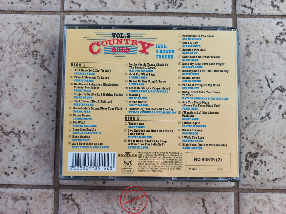 Audio CD: VA Country Gold (1990) Vol. 2