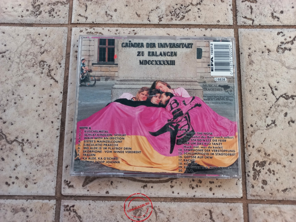 Audio CD: James Blast Orchester (J.B.O) (1995) Explizite Lyrik