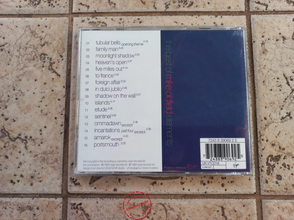 Audio CD: Mike Oldfield (1993) Elements (The Best Of) Audio CD: Mike Oldfield (1993) Elements (The Best Of)