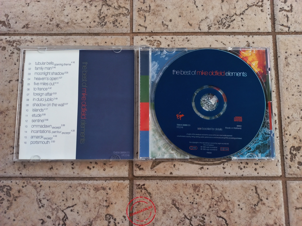 Audio CD: Mike Oldfield (1993) Elements (The Best Of) Audio CD: Mike Oldfield (1993) Elements (The Best Of)