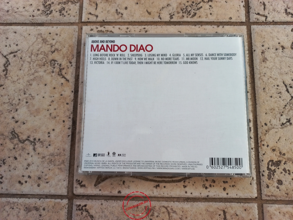 Audio CD: Mando Diao (2010) MTV Unplugged (Above And Beyond)