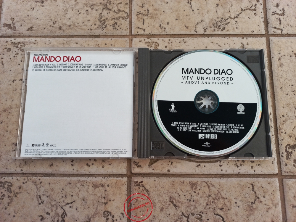 Audio CD: Mando Diao (2010) MTV Unplugged (Above And Beyond)