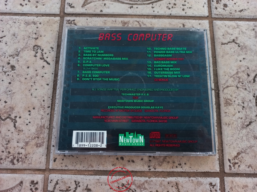 Audio CD: Techmaster P.E.B. (1991) Bass Computer