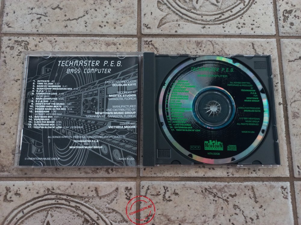 Audio CD: Techmaster P.E.B. (1991) Bass Computer