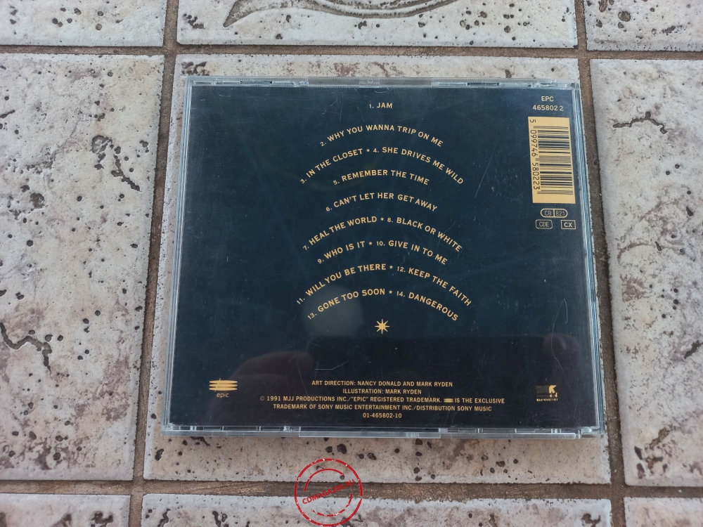 Audio CD: Michael Jackson (1991) Dangerous