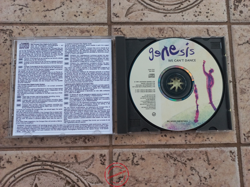 Audio CD: Genesis (1991) We Can't Dance