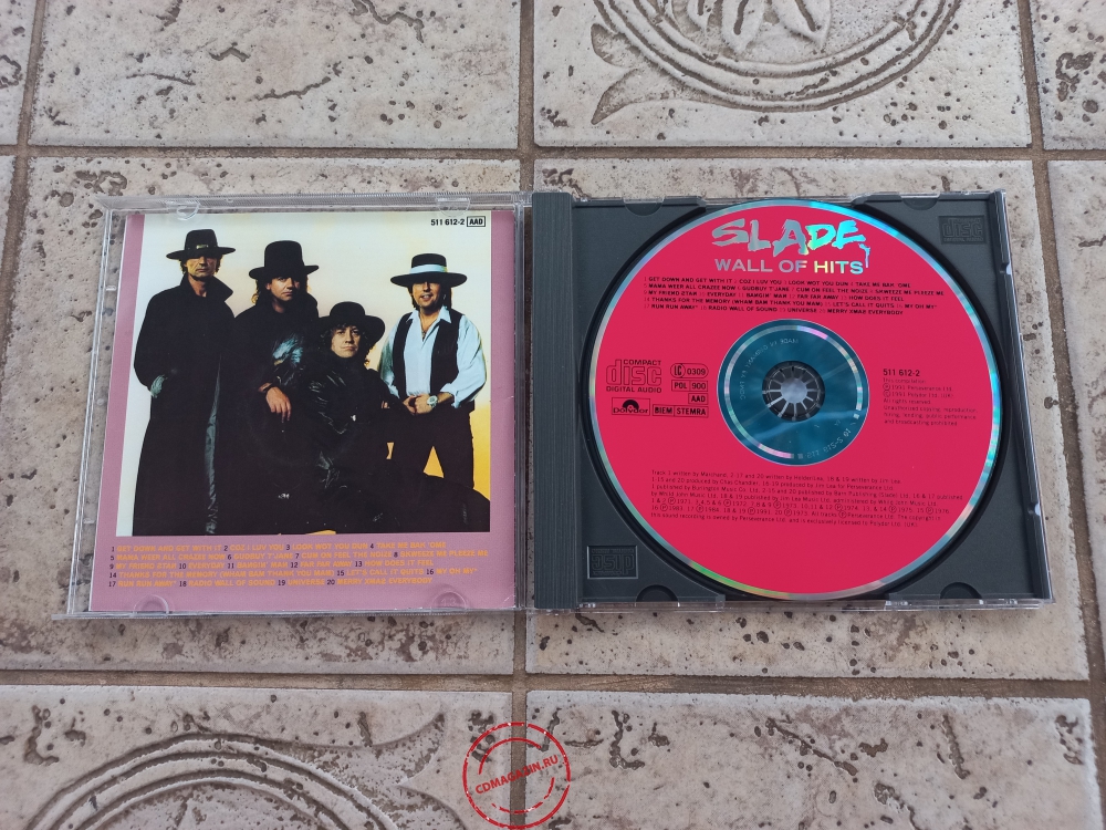 Audio CD: Slade (1991) Wall Of Hits