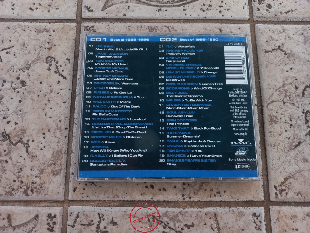 Audio CD: VA Top Of The 90's (1999) Die 40 Besten Hits Der Boer