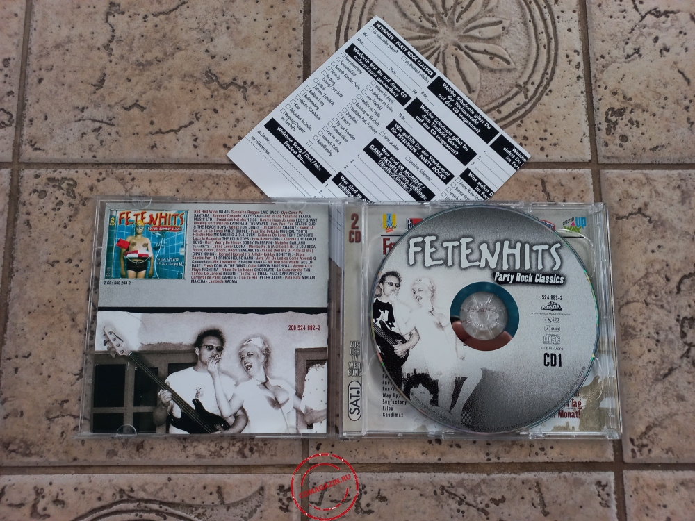 Audio CD: VA Fetenhits (2000) Party Rock Classics