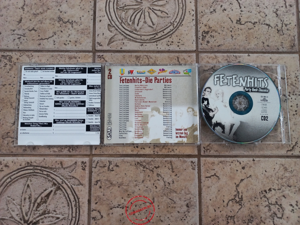 Audio CD: VA Fetenhits (2000) Party Rock Classics