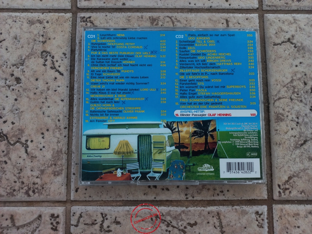 Audio CD: VA Fetenhits (1999) Die Deutsche 2