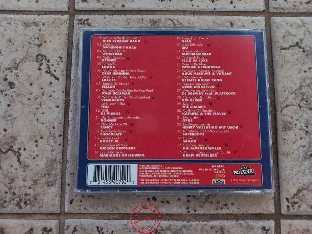 Audio CD: VA Der Total Dicht Mix (1998) Compilation Audio CD: VA Der Total Dicht Mix (1998) Compilation