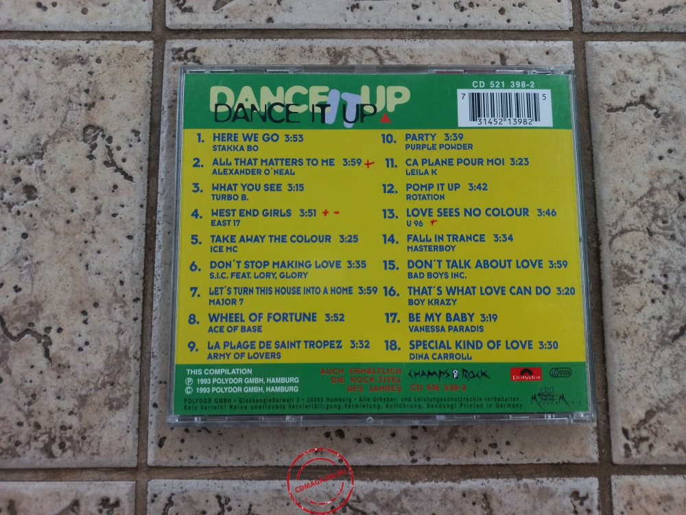 Audio CD: VA Dance It Up (1993) Compilation Audio CD: VA Dance It Up (1993) Compilation