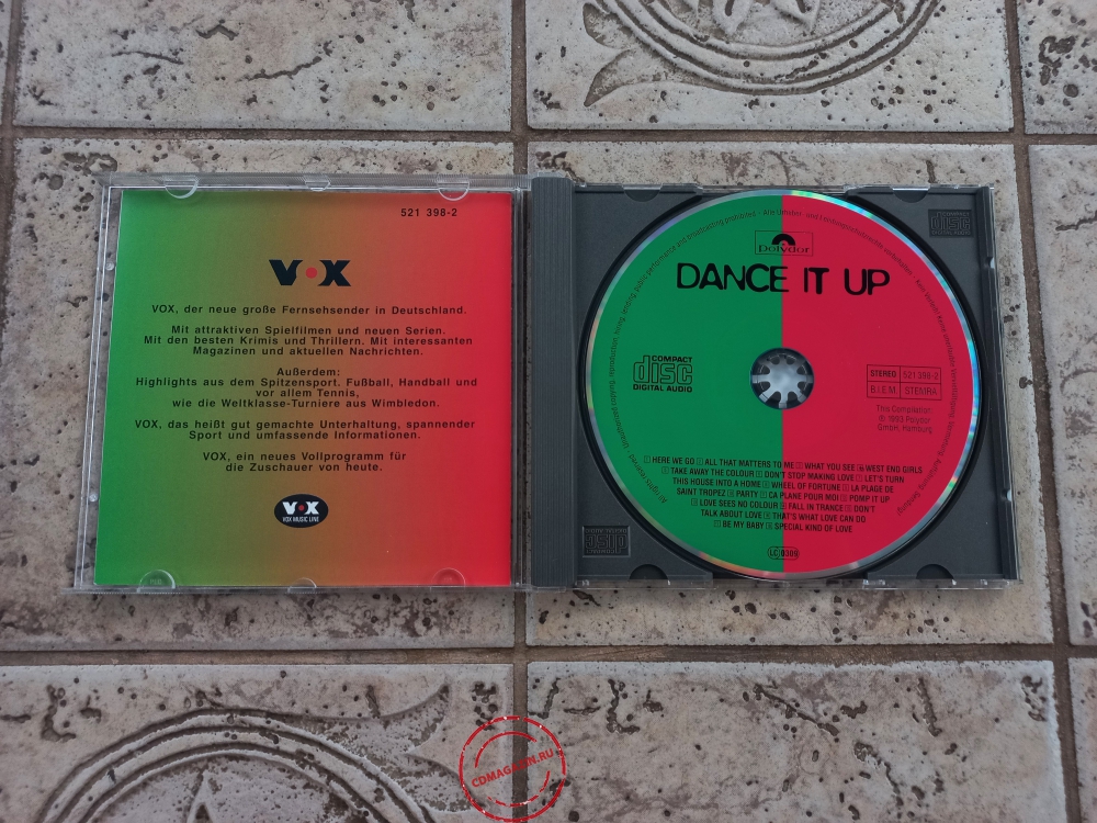 Audio CD: VA Dance It Up (1993) Compilation Audio CD: VA Dance It Up (1993) Compilation