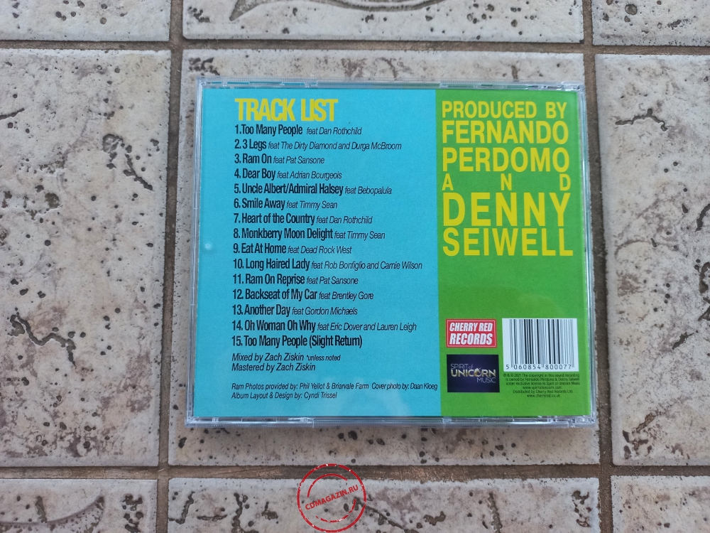 Audio CD: VA Ram On (2021) Tribute To Paul & Linda McCartney's Ram